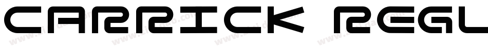 Carrick Regular字体转换